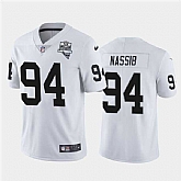 Nike Raiders 94 Carl Nassib White 2020 Inaugural Season Vapor Untouchable Limited Jersey Dzhi,baseball caps,new era cap wholesale,wholesale hats